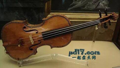 全球最昂贵的乐器Top1：By Antonio Stradivari -The Hammer Violin– $3,544,000
