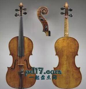 全球最昂贵的乐器Top8：By Giovanni Batista- Ceruti Violin– $158,500
