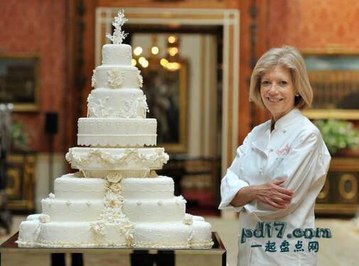 Top10：凯特王妃的菲奥娜·凯恩斯皇家蛋糕-$78,000