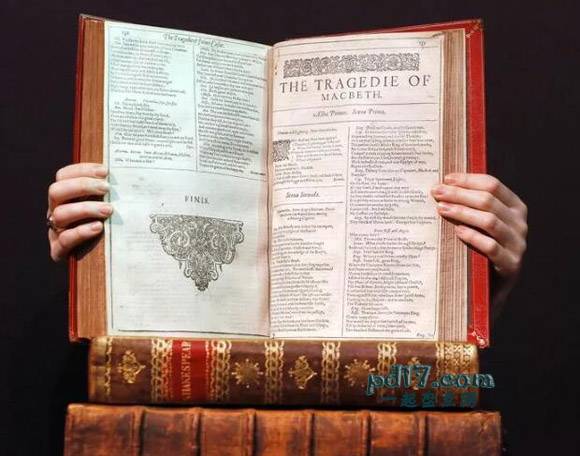 Top12：莎士比亚的第一对开本Shakespeare’s First Folio