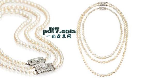 Top10：道奇珍珠项链 110万美元