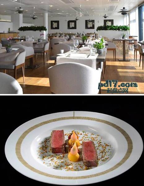 Top5：瑞士Crisier餐厅 人均415美元